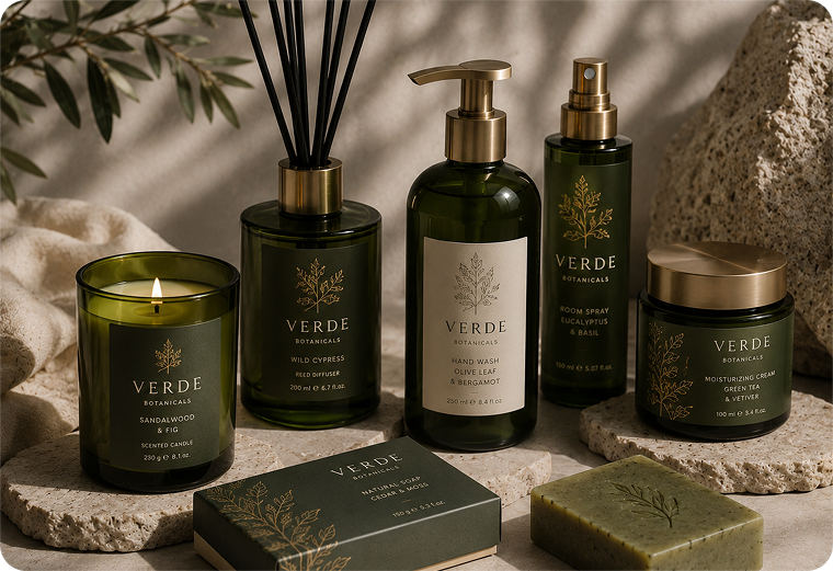 Verde — packaging kosmetyków botanicznych