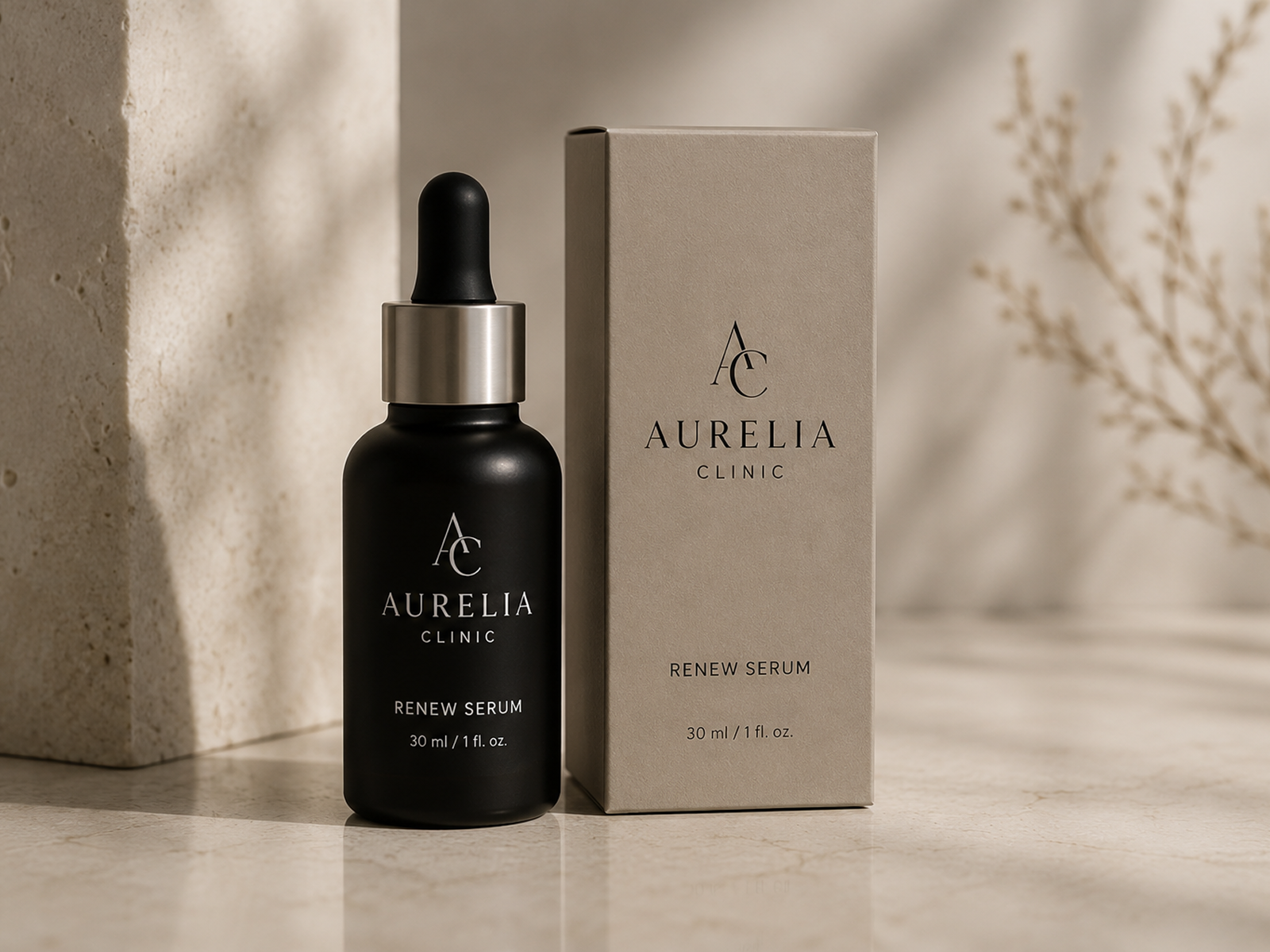 Aurelia Clinic - opakowanie serum Renew
